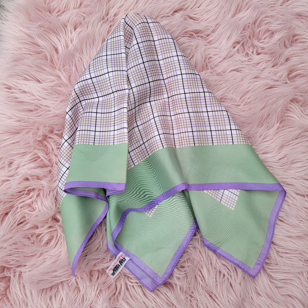 Vintage Pastel Silken Waterproof Scarf